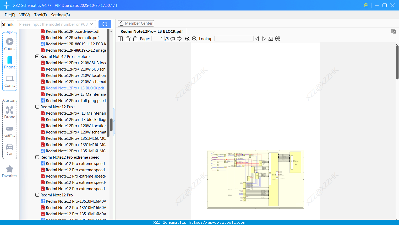 Xiaomi Redmi Note12Pro+ L3 BLOCK